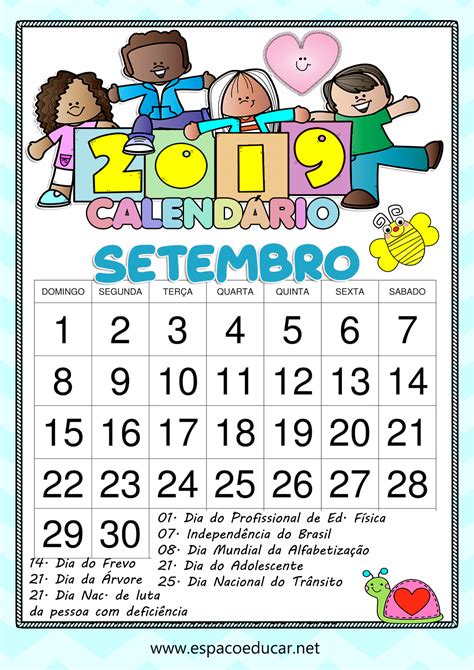 calendario setembro